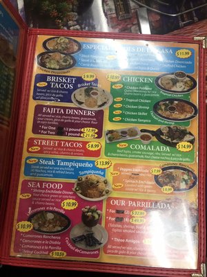 Menu photo 2 Tio Tony's Mexican Restaurant Midlothian, TX