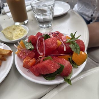 Chez Ma Tante - Watermelon salad - New American Near Me - Brooklyn, New York Chez Ma Tante - Watermelon salad - New American Near Me - Brooklyn, New York