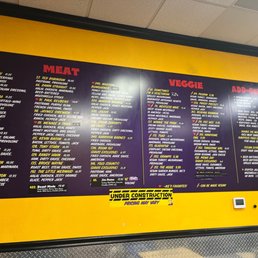 The partial menu. Lots of hidden secret type sh;7. Just have to ask. The partial menu. Lots of hidden secret type sh;7. Just have to ask.