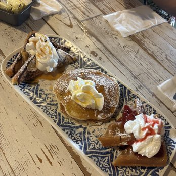 Countryside Cafe - Trio-French toast, pancakes and waffles - Breakfast & Brunch Near Me - Waianae, Hawaii