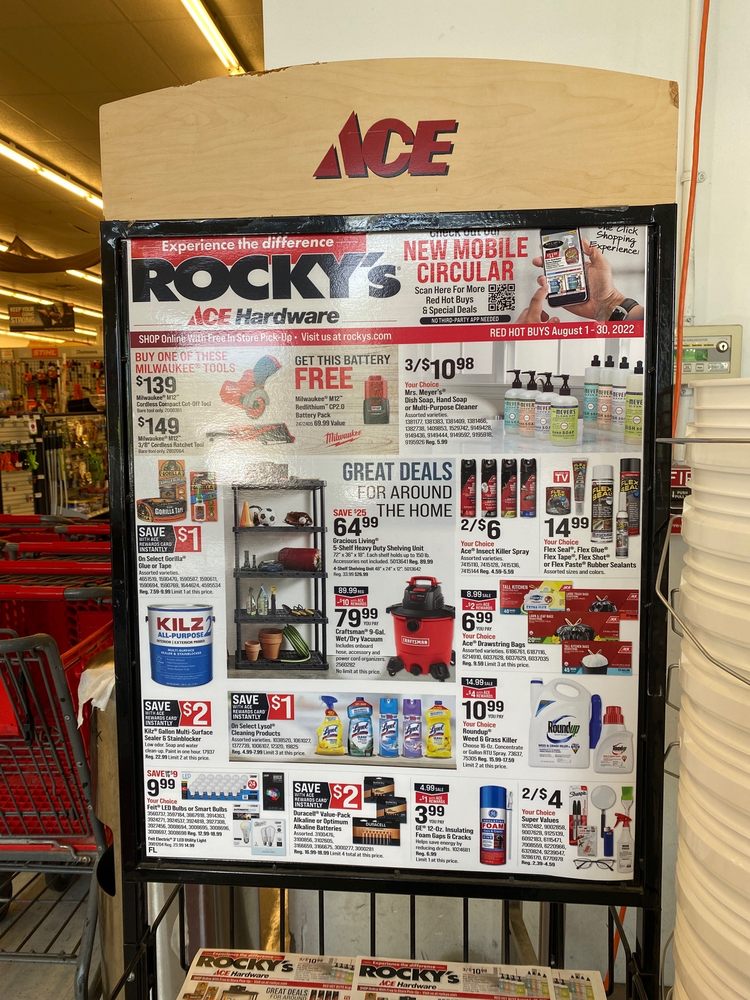 ROCKY’S ACE HARDWARE Updated September 2024 21 Reviews 13837