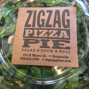 ZIGZAG Pizza - My Bildungsroman your own salad; spinach, kale, tomato, quinoa, mushroom, green onion, craisins. So. Omg! - Salad Near Me - Oceanside, California ZIGZAG Pizza - My Bildungsroman your own salad; spinach, kale, tomato, quinoa, mushroom, green onion, craisins. So. Omg! - Salad Near Me - Oceanside, California