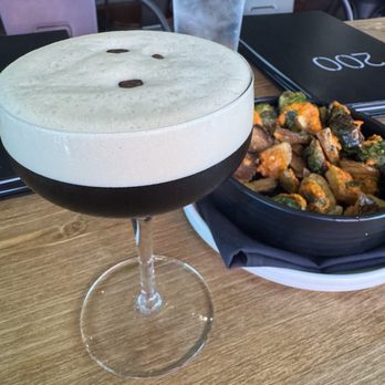 200 Social House - "Look What You Made Me Brew" (Espresso martini with Mescal). Patatas bravas. - Gastropubs Near Me - Bernalillo, New Mexico