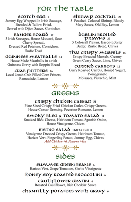 Menu photo 2 Rambler Irish Bistro Yarmouth, ME Menu photo 2 Rambler Irish Bistro Yarmouth, ME