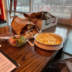 Joe and Anthony's Pizzeria - Garlic Knots Fettuccine Alfredo Lunch Garden Salad