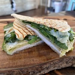 Grilled Turkey Pesto Wrap