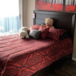 American Home Express Furniture Outlet - Has storage underneath and Is exactly what I was looking for and was ordered and delivered in a timely manner