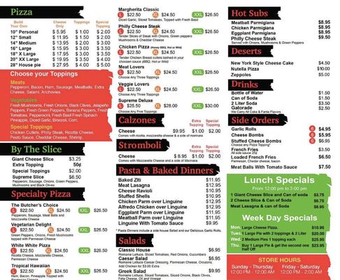 Menu photo 4 JoJo's Ny Style Pizza Hollywood, FL Menu photo 4 JoJo's Ny Style Pizza Hollywood, FL