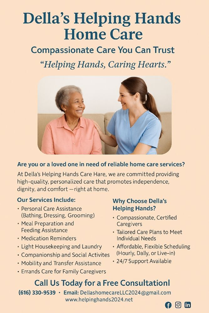 Dellas Helping Hands Homecare - home care agency in Grand Rapids, MI
