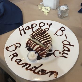 Mare Blu Ristorante - The waitstaff was kind enough to personalize a birthday dessert! - Italian Near Me - Sonora, SON Mare Blu Ristorante - The waitstaff was kind enough to personalize a birthday dessert! - Italian Near Me - Sonora, SON