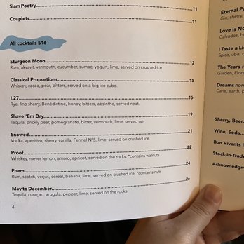 Trick Dog - New cocktail menu part 1 - Cocktail Bars Near Me - San Francisco, California Trick Dog - New cocktail menu part 1 - Cocktail Bars Near Me - San Francisco, California