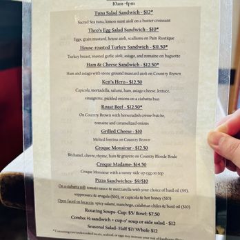 Ken's Artisan Bakery - Lunch menu - Bakeries Near Me - Portland, Oregon Ken's Artisan Bakery - Lunch menu - Bakeries Near Me - Portland, Oregon