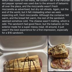 Review that Yelp has moved to "not recommended" and won't show you.