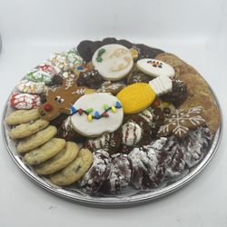 Grandma's Beach Treats - 2023 Christmas Cookie platter, delicious!