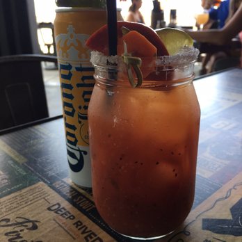 Draft - Bloody Mary + $3 cerveza ( I substituted the Dos Equis for corona) - American Near Me - San Diego, California