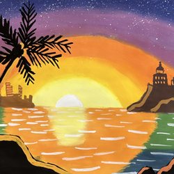 Aspire Art Studios - Watching the sunset by Eva (12)