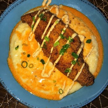 KitchenCray Cafe - Fried fish and grits. Love the grits!! - Breakfast & Brunch Near Me - Lanham, Maryland