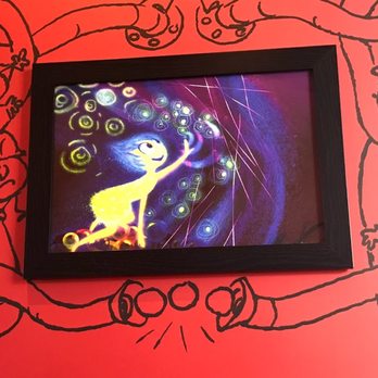 Lamplight Lounge - Upstairs artwork - New American Near Me - Anaheim, California