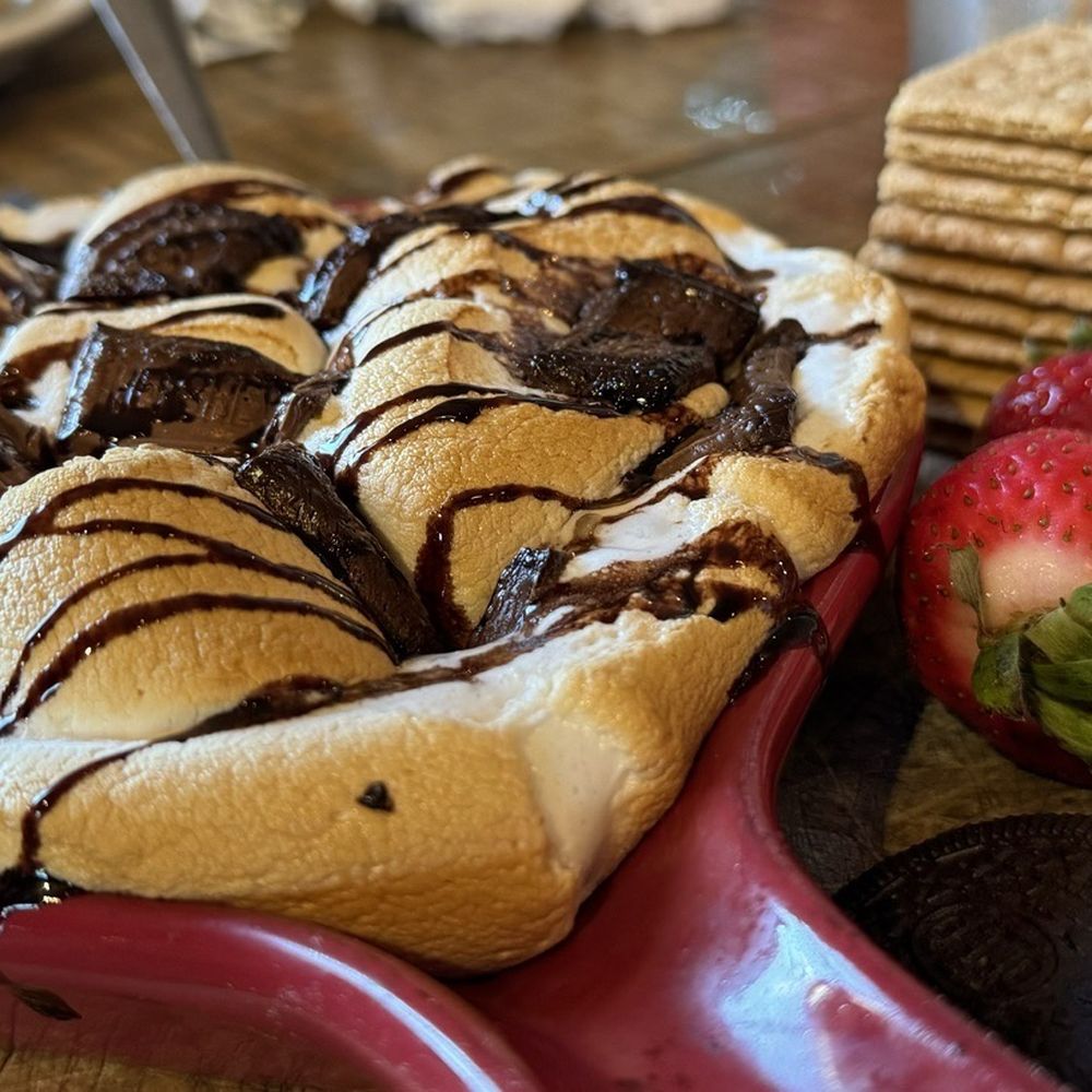 The Wine Mill - S'mores skillet! - Wine Bars Near Me - Peninsula, Ohio The Wine Mill - S'mores skillet! - Wine Bars Near Me - Peninsula, Ohio