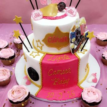 Heaven's Bakery - Pink Carpet Movie Themed BabyShower Cake - Bakeries Near Me - Greenbelt, Maryland