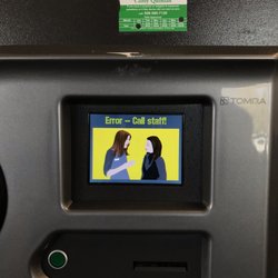 Shaw's - Reverse vending machine for cans, BROKEN. As usual. This is unacceptable!