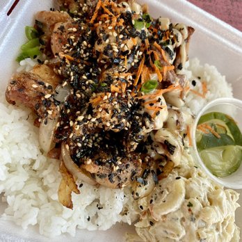 Kaya's Kitchen - 07.14.22 Furikake Garlic and Miso Chicken - so delicious! - Hawaiian Near Me - Hauula, Hawaii