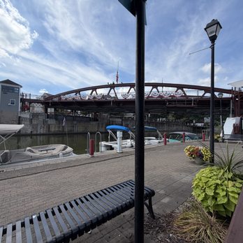 Clementine Coffee - View of the Erie Canal Lift Bridge - Coffee & Tea Near Me - Fairport, New York Clementine Coffee - View of the Erie Canal Lift Bridge - Coffee & Tea Near Me - Fairport, New York