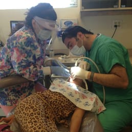 My little one getting her first cavity filled My little one getting her first cavity filled