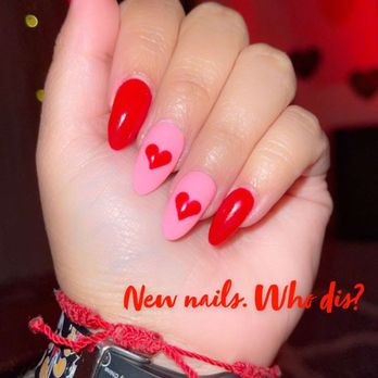 Blossom Nails - Acrylic powder, Almond shaped, gel set - Nail Salons Near Me - Covina, California
