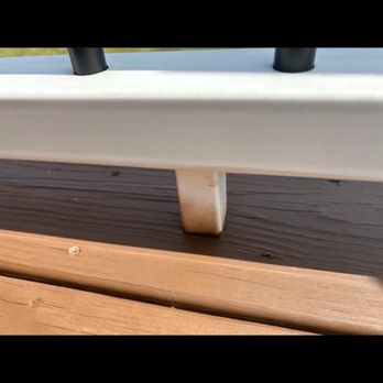 Lady with a Ladder - Overspray - Gutter Services Near Me Lady with a Ladder - Overspray - Gutter Services Near Me