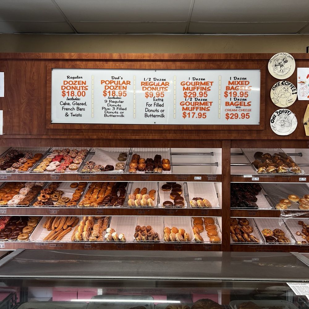 Dad's Donuts & Bakery - Donut pricing - Donuts Near Me - Burbank, California
