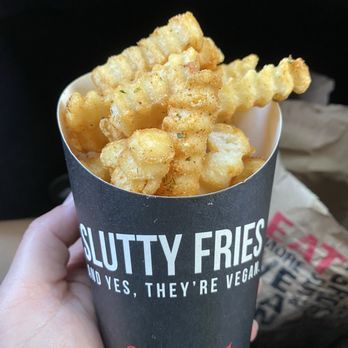 Slutty Vegan - Fries with seasoned salt - Vegan Near Me - Atlanta, Georgia Slutty Vegan - Fries with seasoned salt - Vegan Near Me - Atlanta, Georgia