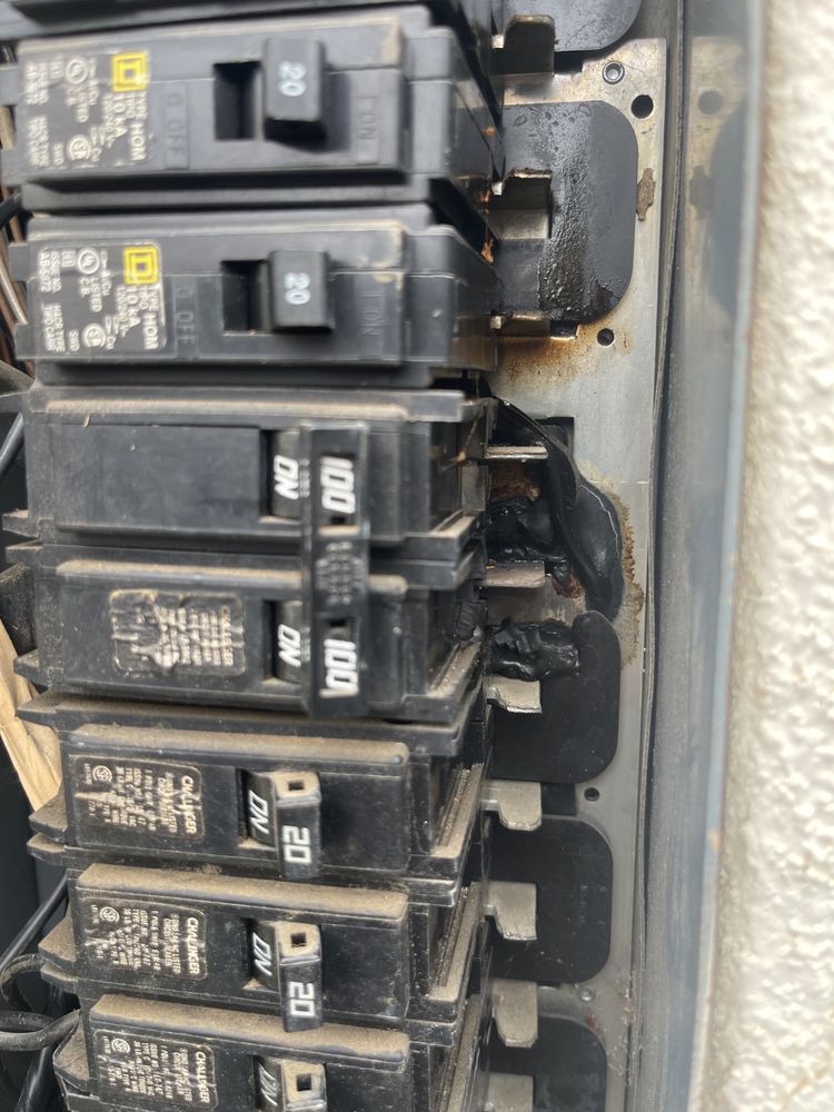Slide of Black Wire Electric