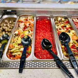 Angelo Caputo's Fresh Markets - Giardineira, Marinated Olives, Peppers, etc.