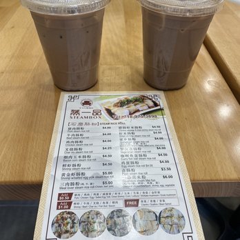 Steam Box Rice Roll - Menu with iced ovaltine. - Cantonese Near Me - Brooklyn, New York Steam Box Rice Roll - Menu with iced ovaltine. - Cantonese Near Me - Brooklyn, New York
