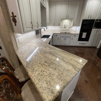 Colonial Stone Restoration - Kitchen countertops, cleaned, and sealer applied. Stunning! - Refinishing Services Near Me Colonial Stone Restoration - Kitchen countertops, cleaned, and sealer applied. Stunning! - Refinishing Services Near Me
