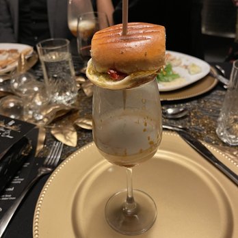 IG Winery & Tasting Room - 3rd course - roasted tomato and red pepper soup with a basil tomato slider - Wineries Near Me - Cedar City, Utah