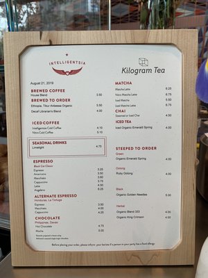 Menu photo 7 Intelligentsia Coffee Austin, TX Menu photo 7 Intelligentsia Coffee Austin, TX