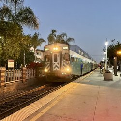 Carlsbad Village Coaster Station - Coaster arrival
