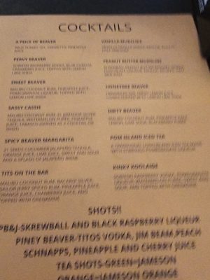 Menu photo 1 Rowdy Beaver Den Eureka Springs, AR