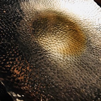 Wakuriya - Metal serving dish for sashimi course. - Japanese Near Me - San Mateo, California