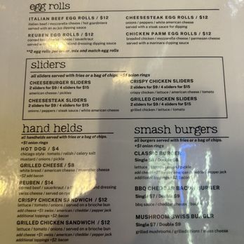 Corridor Kitchen & Tap - Menu - Dive Bars Near Me - Lombard, Illinois