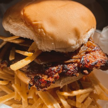 Toasted Cuban - a sandwich and french fries - Food Trucks Near Me Toasted Cuban - a sandwich and french fries - Food Trucks Near Me