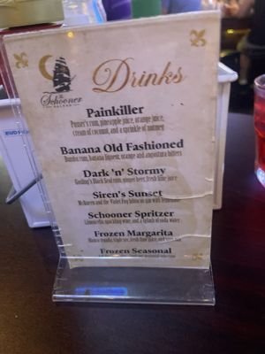 Menu photo 5 The Schooner Saloon New Orleans, LA