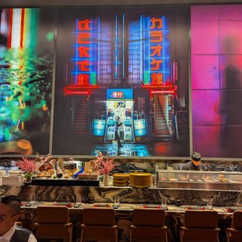 Morimoto Las Vegas - Funky cool design behind the sushi bar - Japanese Near Me - Las Vegas, Nevada Morimoto Las Vegas - Funky cool design behind the sushi bar - Japanese Near Me - Las Vegas, Nevada
