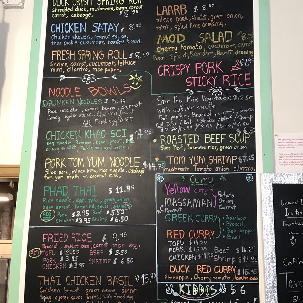 Menu: they always make changes to it btw Menu: they always make changes to it btw
