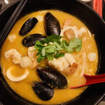 Zabb Thai Kitchen - (SPICY) Tom Yum Creamy Noodle Soup - Thai Near Me - West Nyack, New York