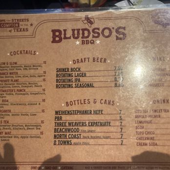 Bludso's BBQ - Menu - Barbeque Near Me - Los Angeles, California