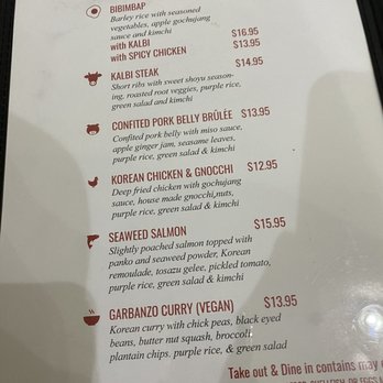 O'Kims - Menu - Korean Near Me - Honolulu, Hawaii