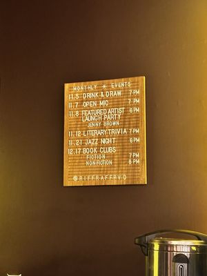 Riffraff bookstore and bar by null